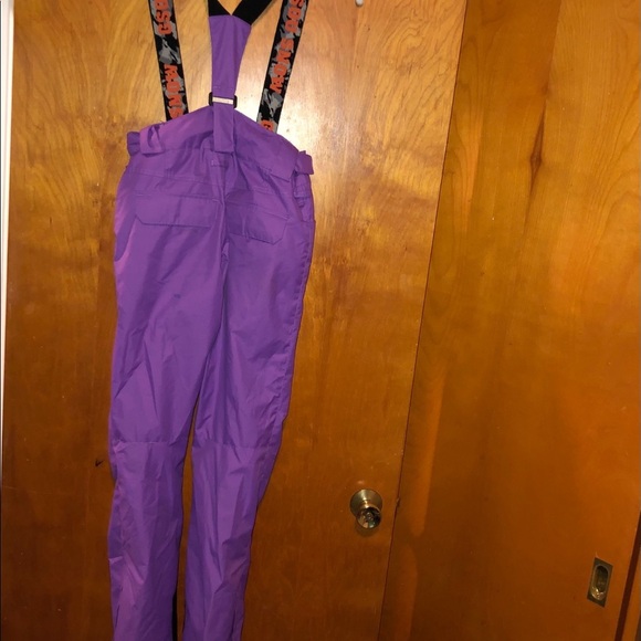 GSOU SNOW Women Ski pants snowboarding Bibs xs - Picture 3 of 7